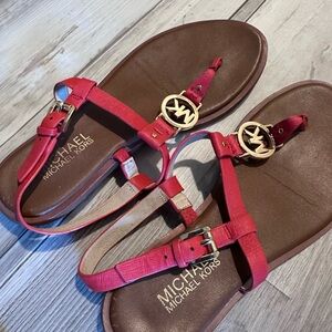 Michael Kors Sondra Leather Sandals